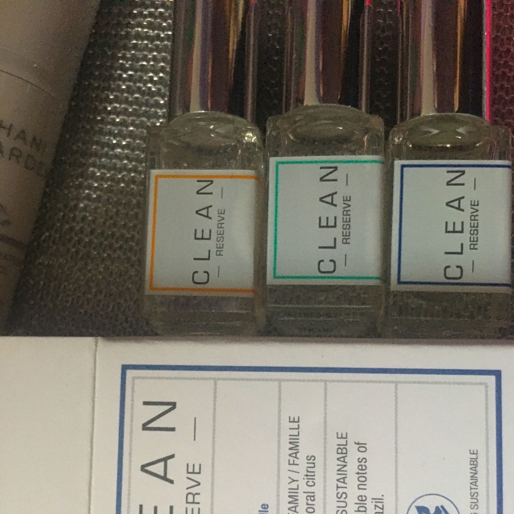 Clean Perfume Mini Roller Collection of 3